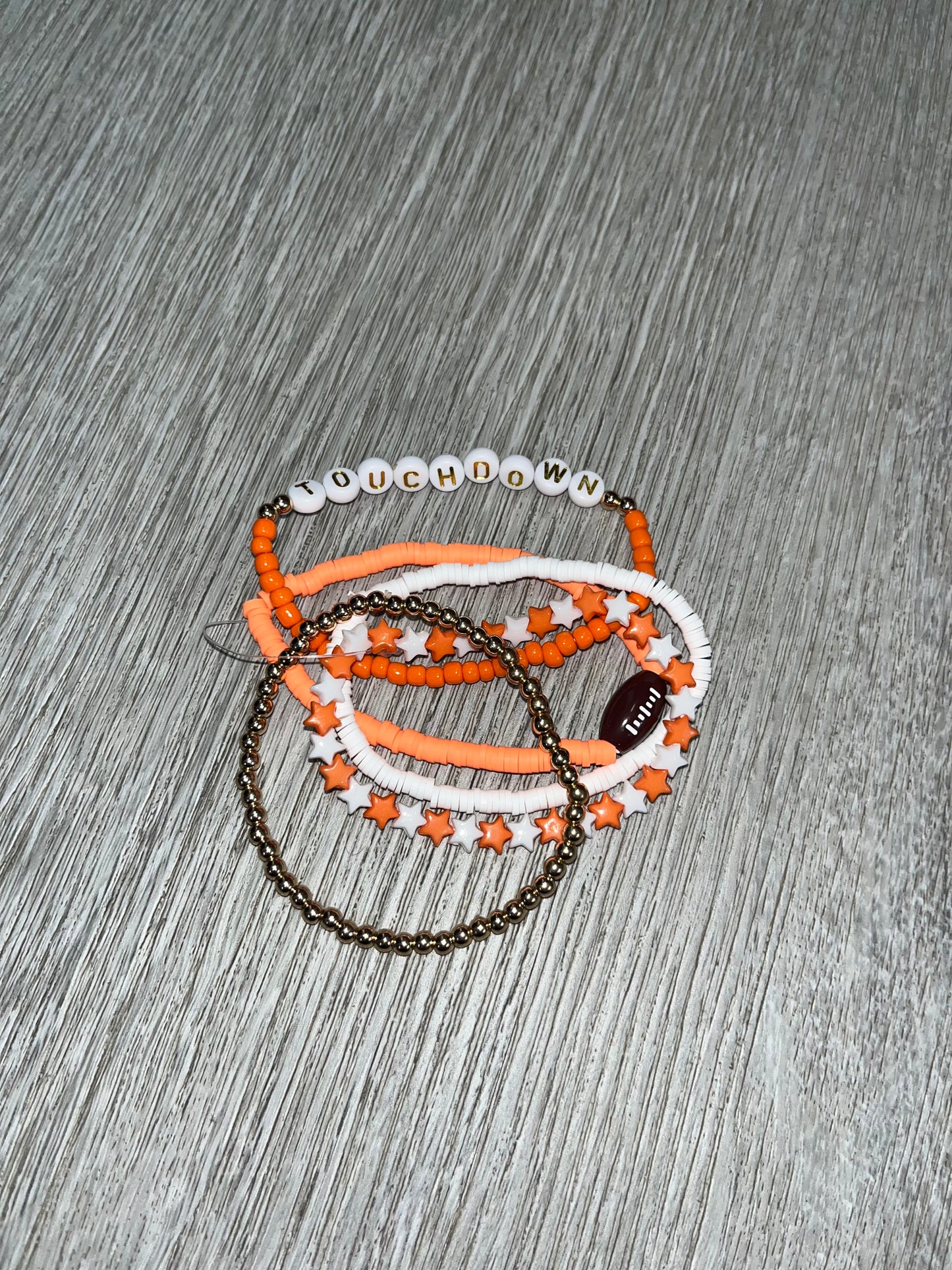 Football Bracelet Stack Sweet Magnolia Boutique