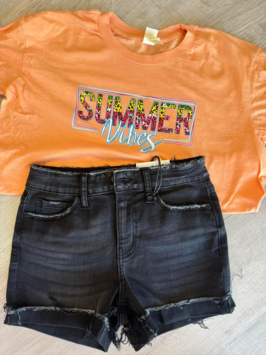 Orange summer vibes t shirt