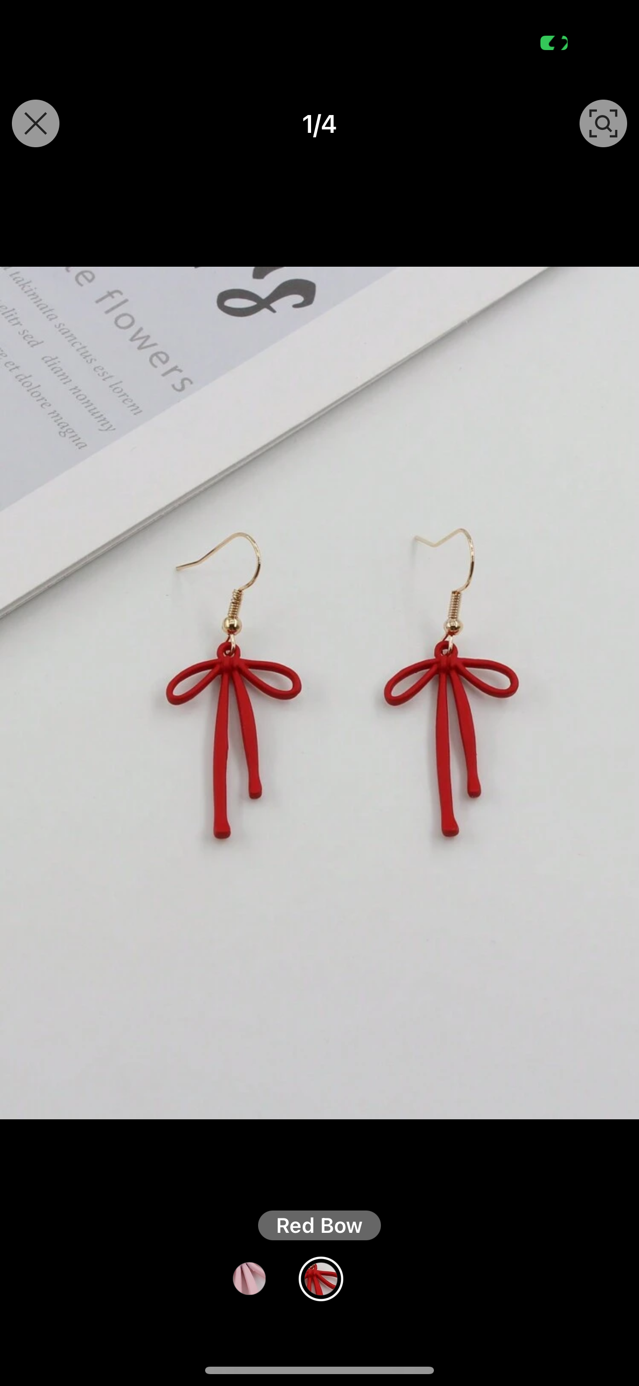 Ribbon Bow earrings