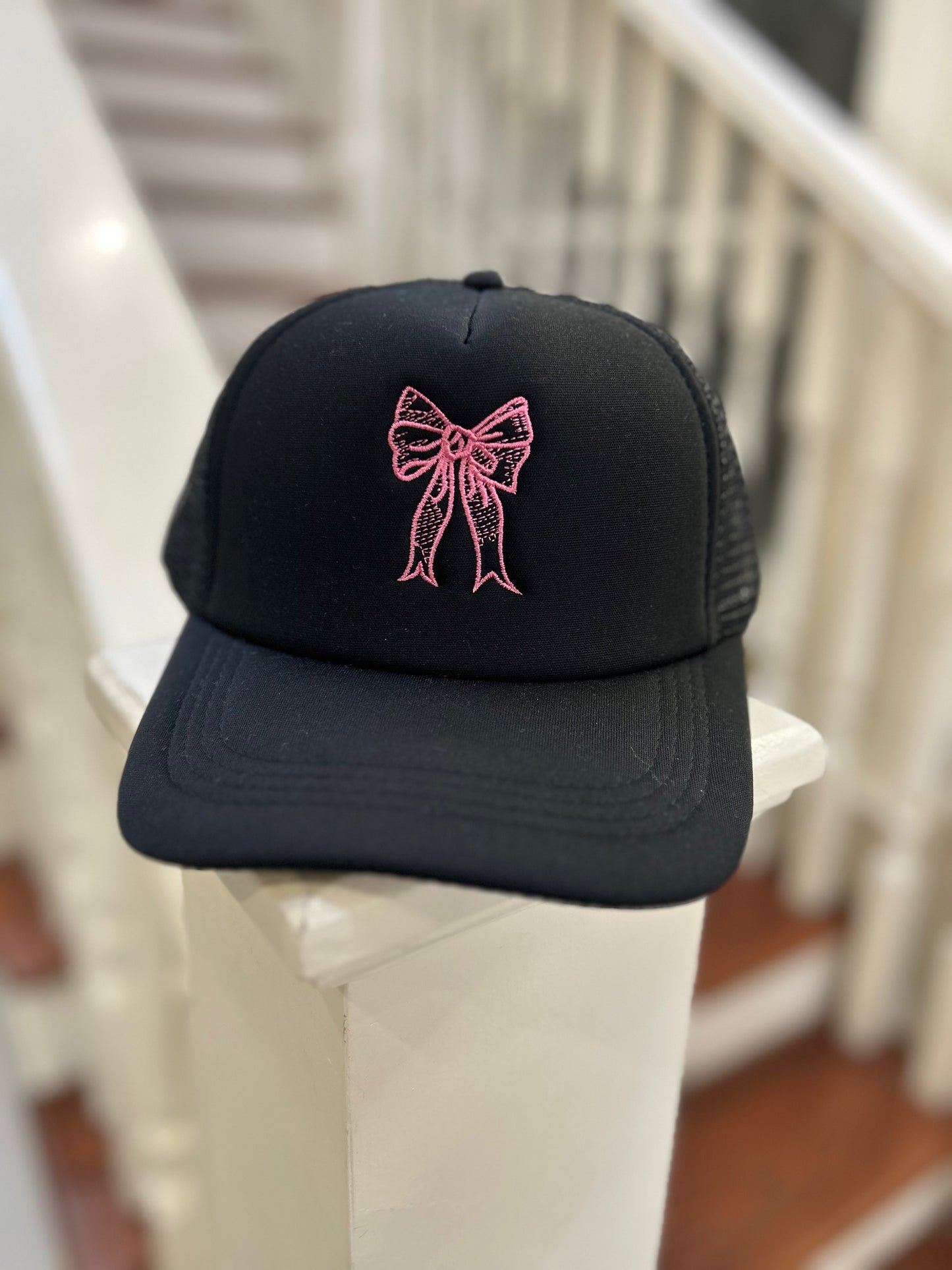 Bow embroidered Hat