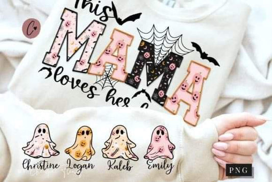 This Mama loves her Boos Sweashirt