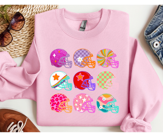 Colorful football Sweatshirt