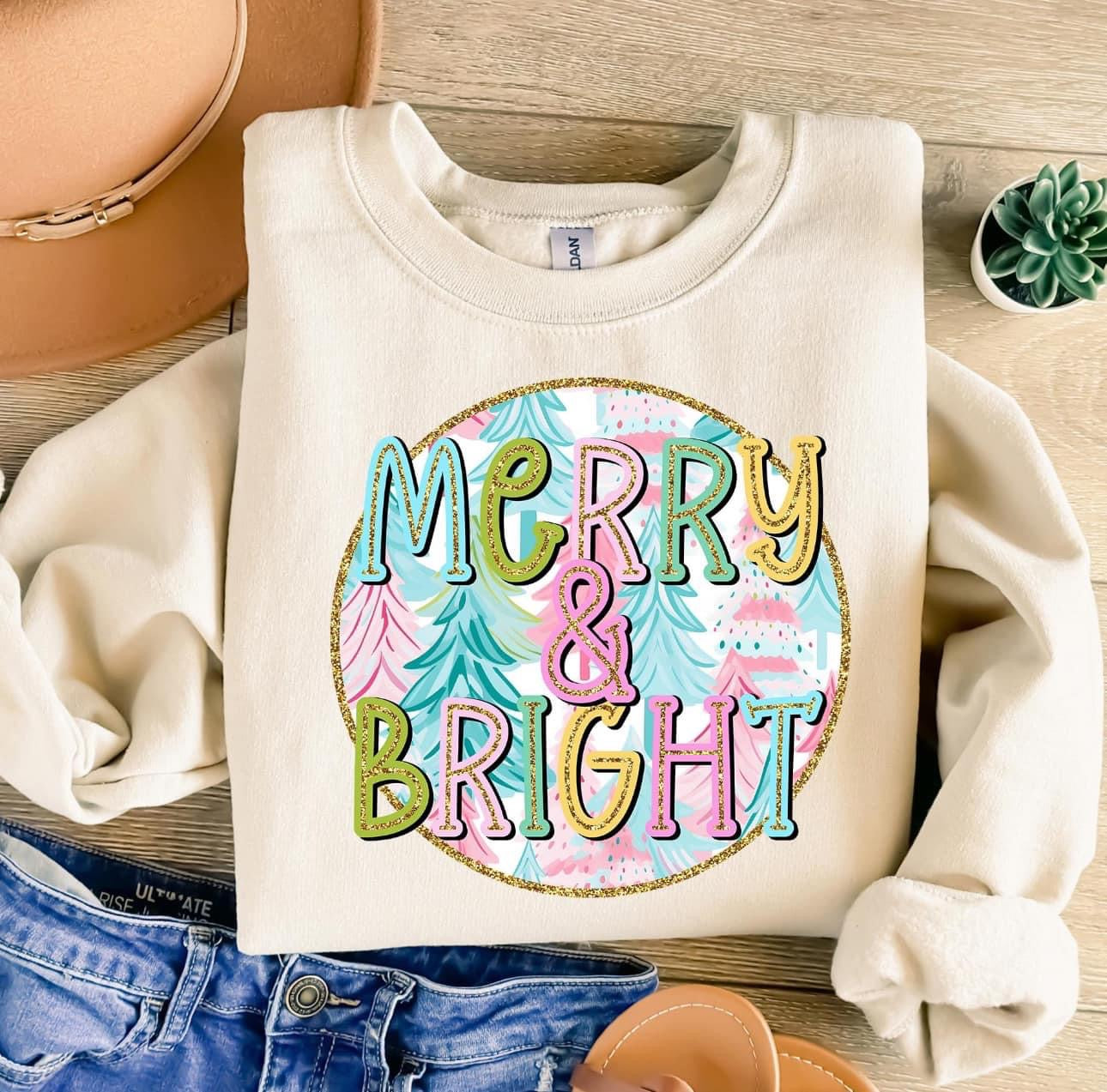 Merry and Bright long Sleeve shirt