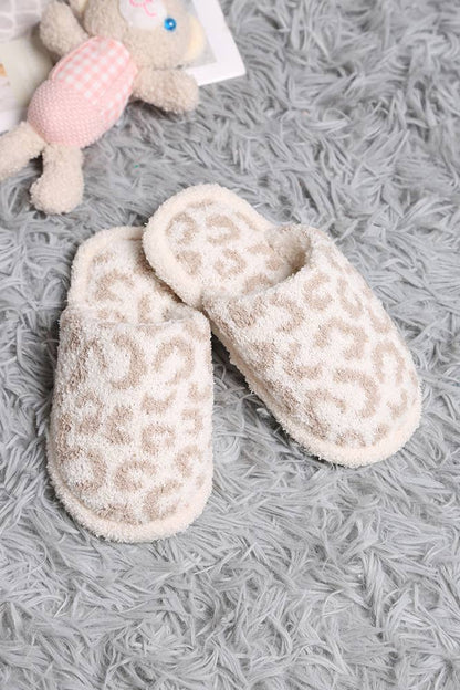 Children's Leopard Pattern Slippers Sweet Magnolia Boutique