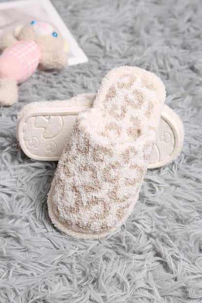 Children's Leopard Pattern Slippers Sweet Magnolia Boutique