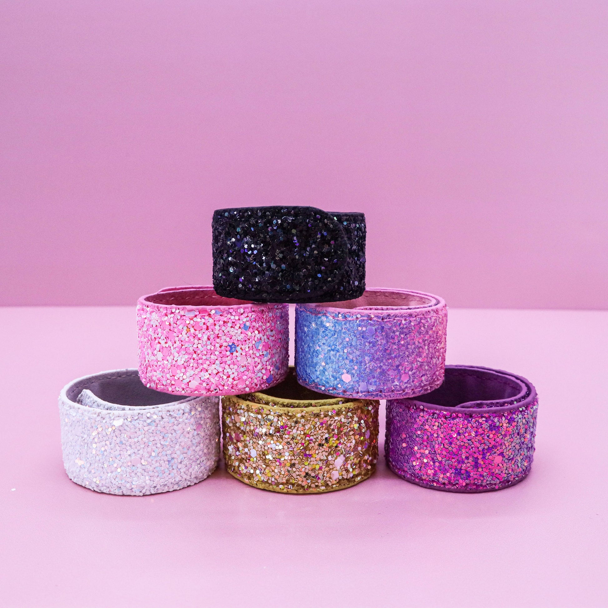 Sparkly Glitter Slap Bracelets Sweet Magnolia Boutique