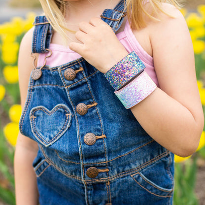 Sparkly Glitter Slap Bracelets Sweet Magnolia Boutique