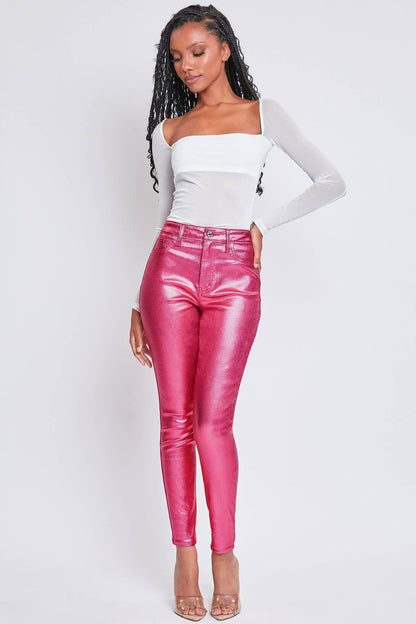 Junior High Rise Metallic Skinny Jean Sweet Magnolia Boutique