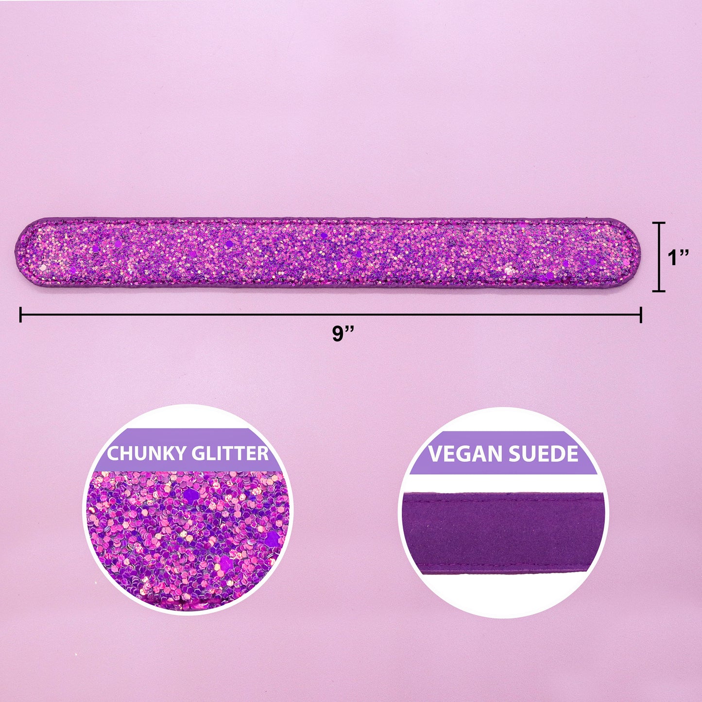 Sparkly Glitter Slap Bracelets Sweet Magnolia Boutique