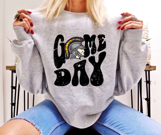 Game Day Trojan Sweatshirt Sweet Magnolia Boutique