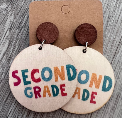 School Grade Earrings Sweet Magnolia Boutique