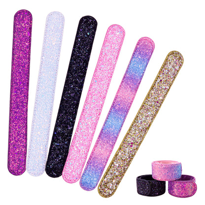 Sparkly Glitter Slap Bracelets Sweet Magnolia Boutique